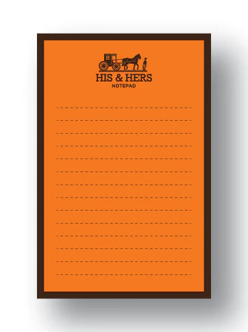 His & Hers Notepad