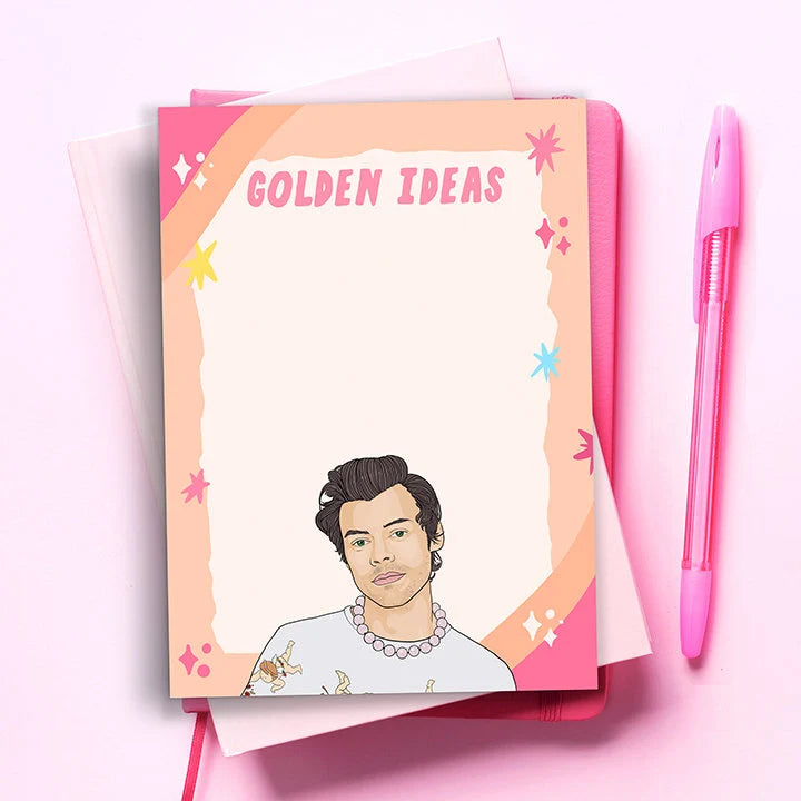 Golden Ideas Notepad