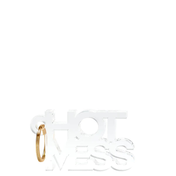 Acrylic HOT MESS Keychain