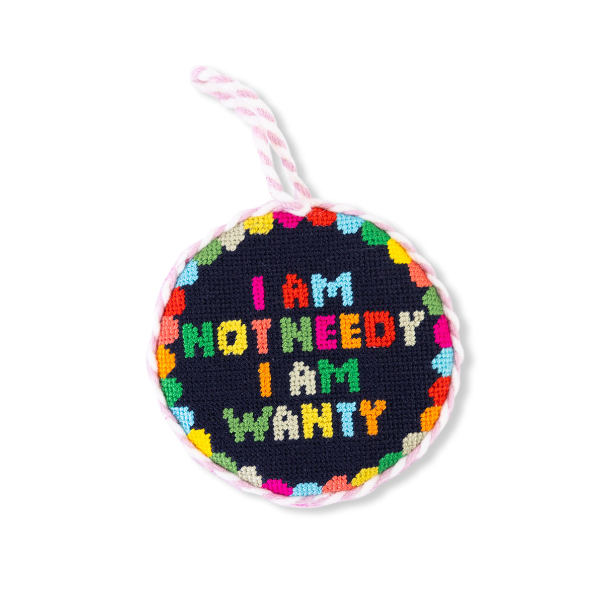 Wanty Needlepoint Ornament