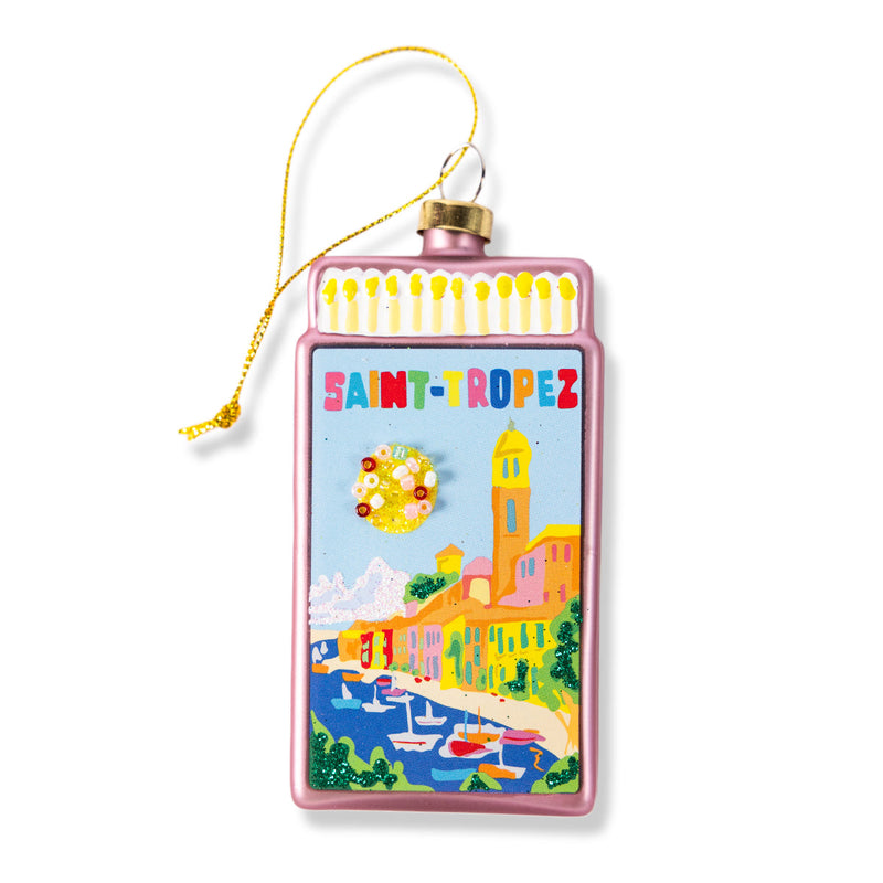 Saint Tropez Matchbook Ornament