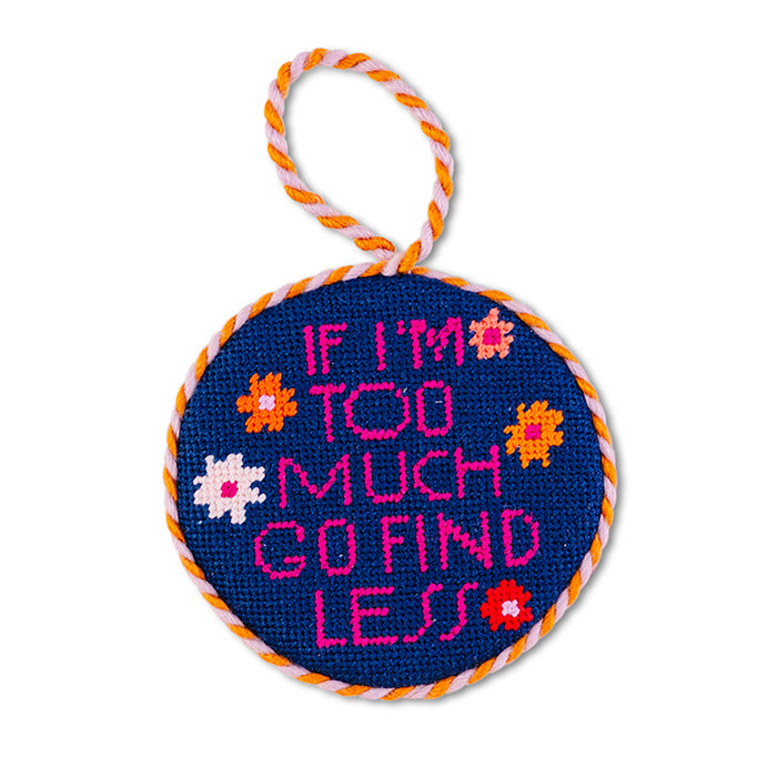 Too Much Needlepoint Ornament