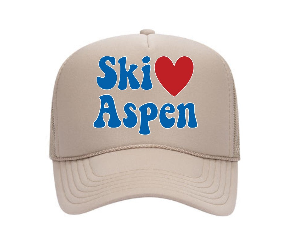 Ski Aspen Trucker Hat