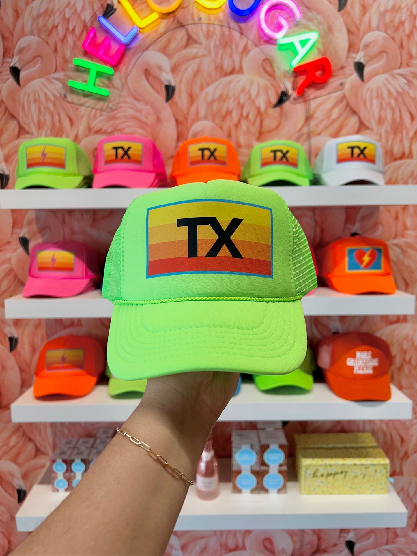 Lime TX Trucker Hat