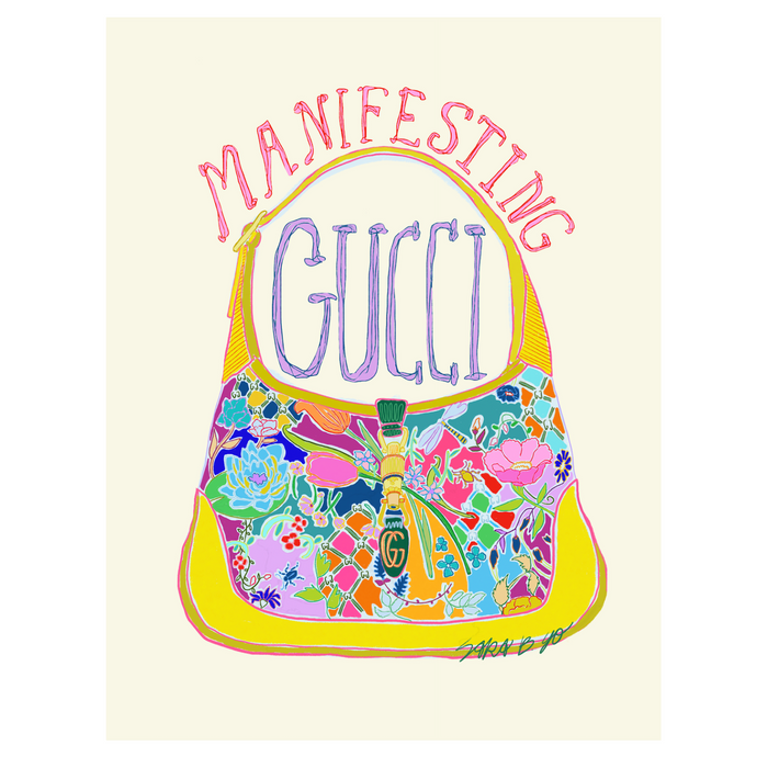 Manifesting Gucci Print