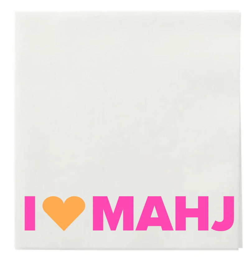 I Heart Mahj Napkins