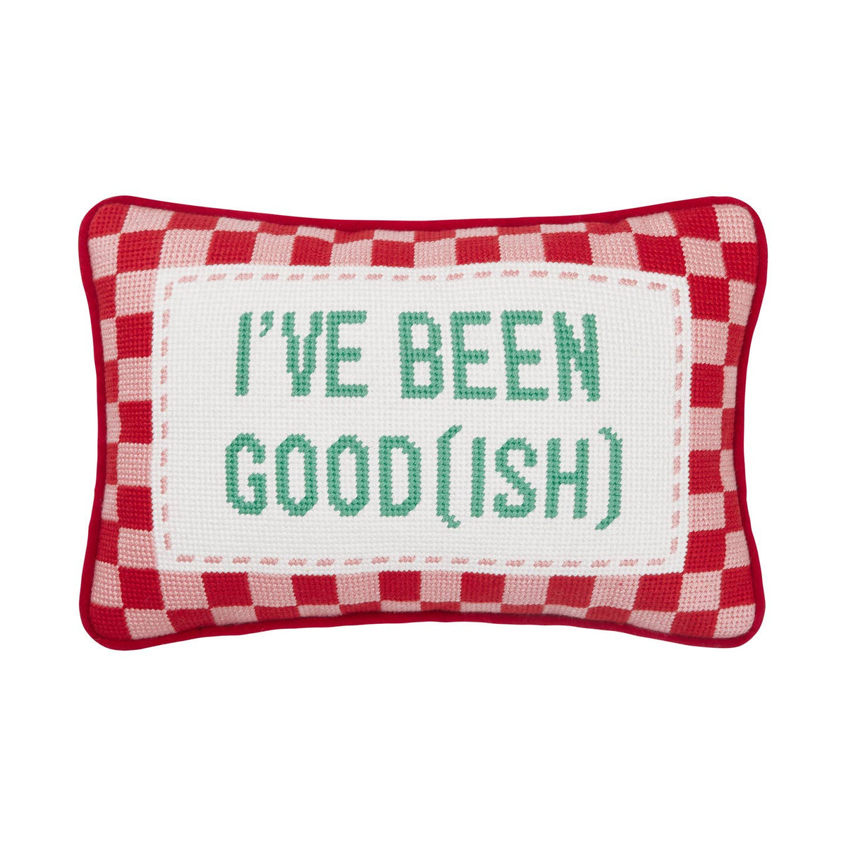 Good(ish) Needlepoint Pillow