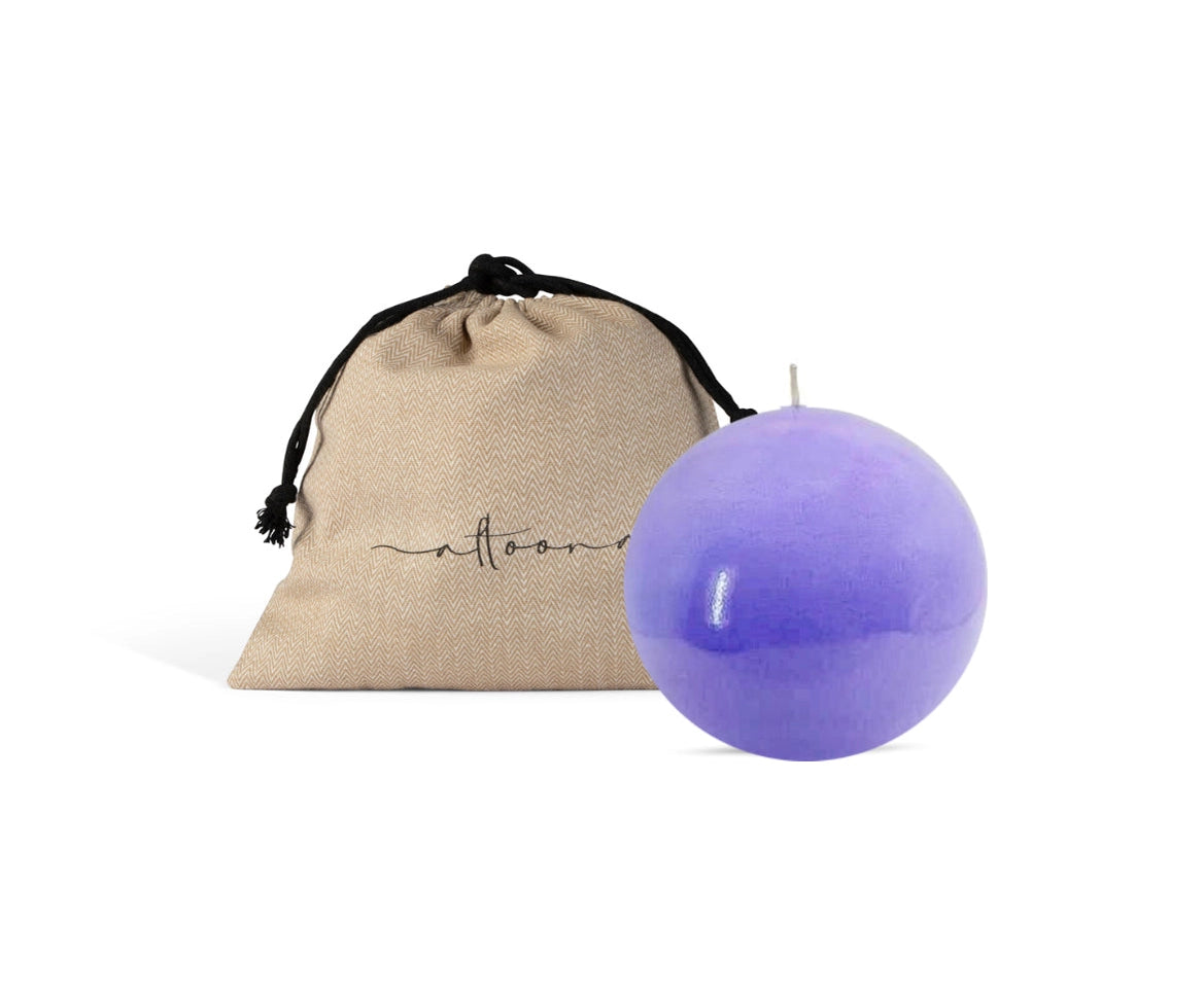 Lilac High Gloss Sphere Candle