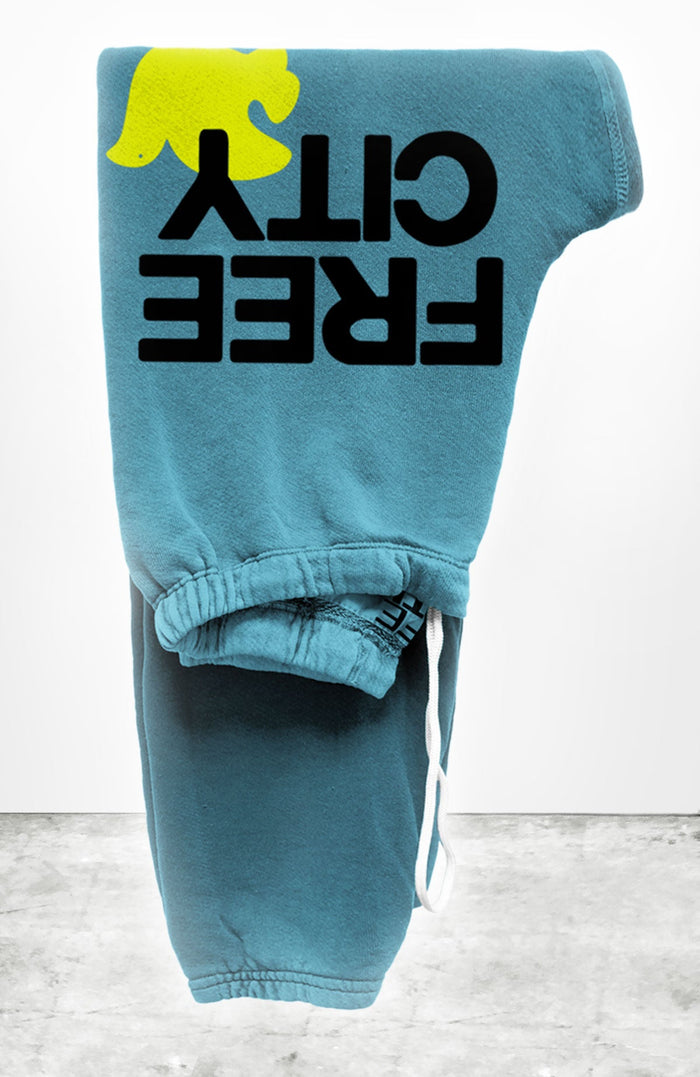 FREE CITY Logo Sweats - Surplus Blue