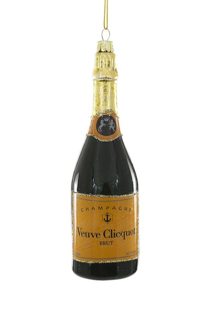 Veuve Champagne Bottle Ornament