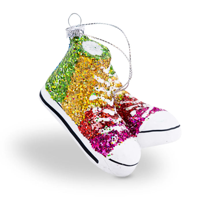 Glitter Converse Ornament