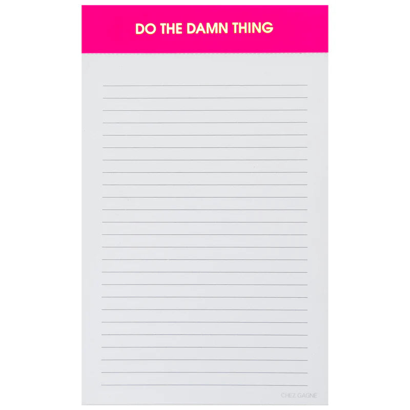 Do The Damn Thing Notepad