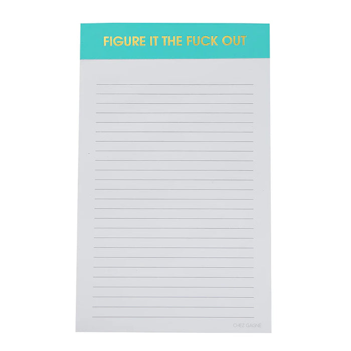 Figure It The F*ck Out Notepad