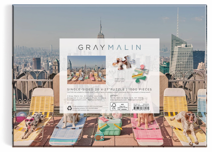 Gray Malin The Dogs Of New York Puzzle