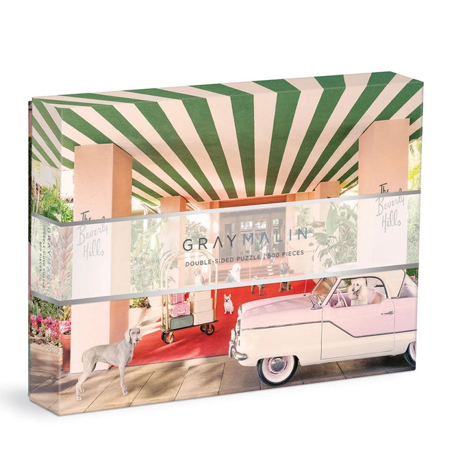 Gray Malin The Beverly Hills Hotel Double Sided Puzzle