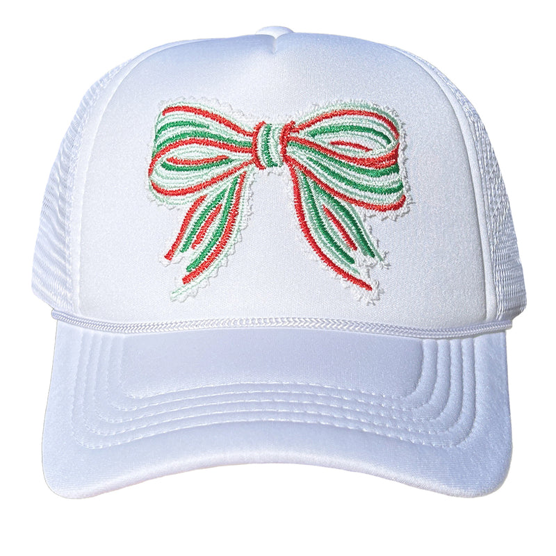 Holiday Bow Trucker Hat