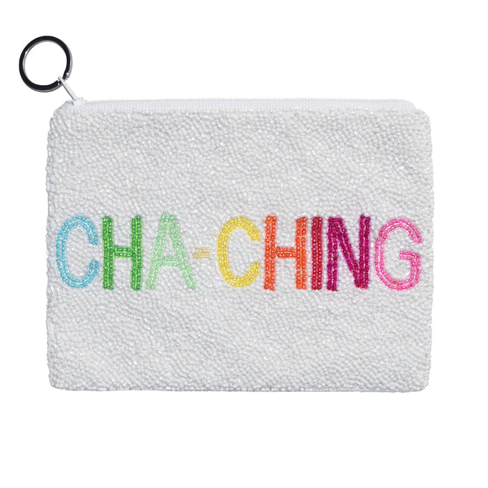 CHA-CHING Beaded Pouch