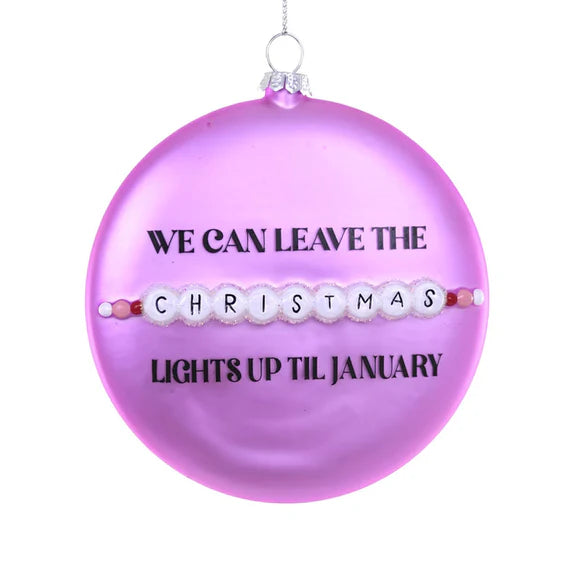 Swiftie Christmas Lights Ornament