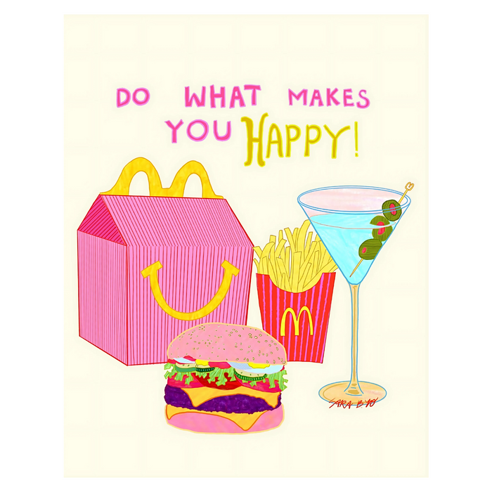 Adult Happy Meal Print