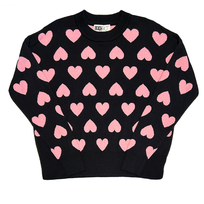 Beach Riot Callie Heart Sweater