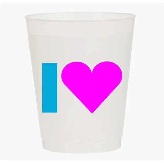 I Heart Mahj Frost Flex Cups