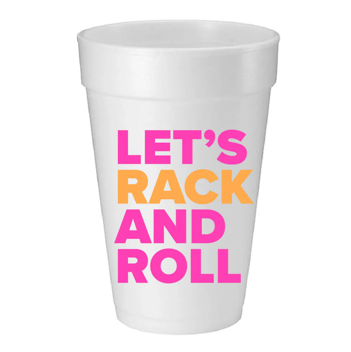 Let's Rack & Roll Styro Cups