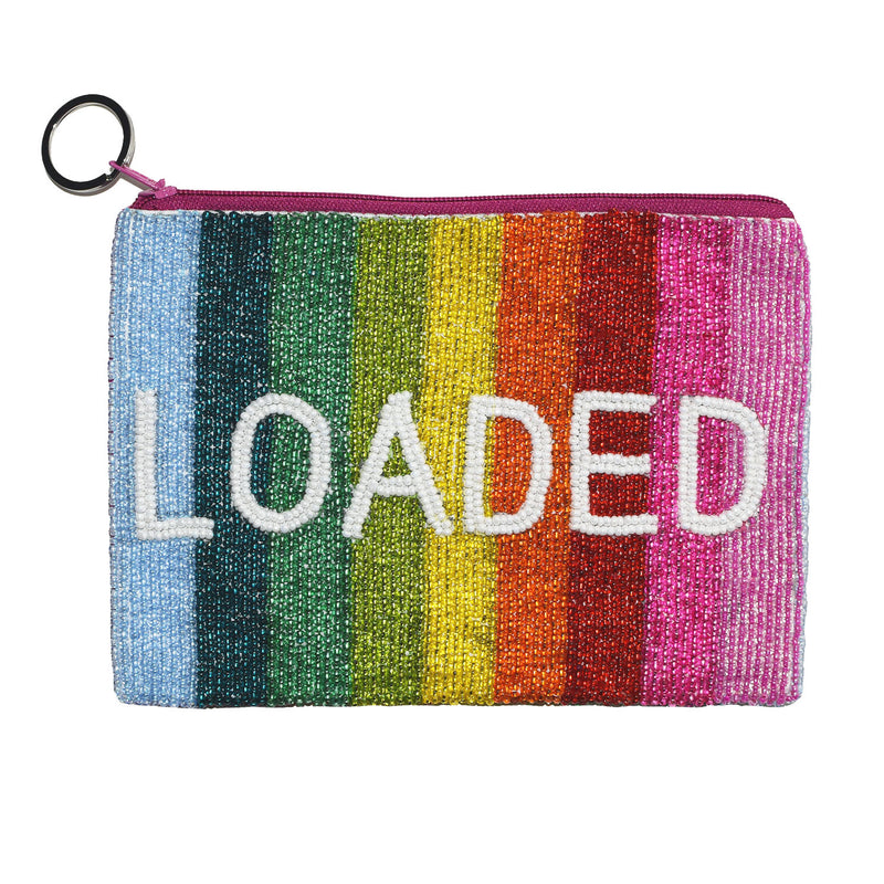 LOADED Beaded Pouch