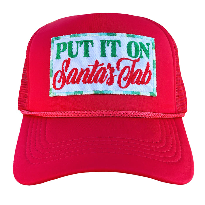 Put It On Santa's Tab Trucker Hat