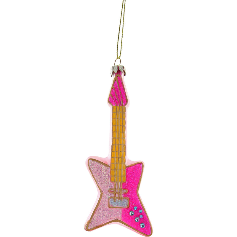 Pink Guitar Ornament