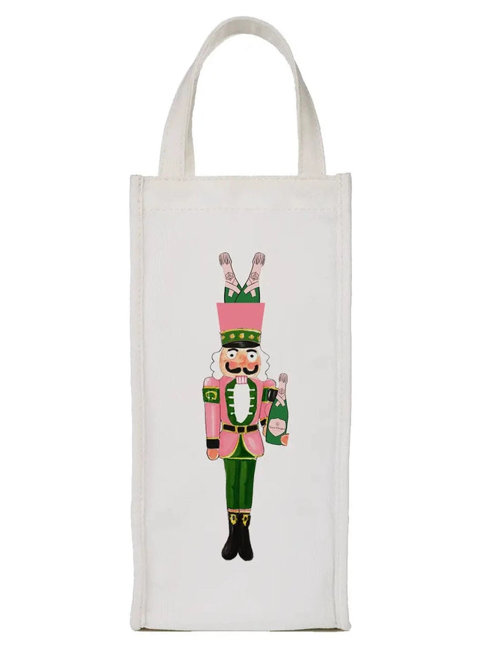 Champagne Nutcracker Wine Bag