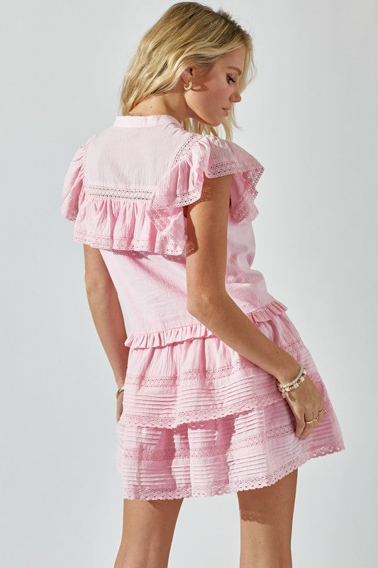 Pink Fancy You Ruffle Skirt
