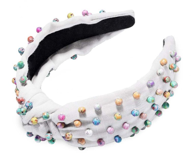 Multi Colored Beaded Headband